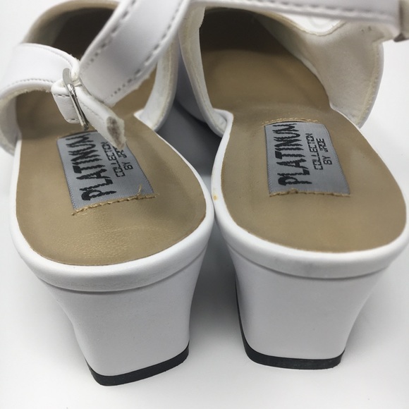 Platinum Collection By Jade White 1.2 inches heel - Picture 13 of 16